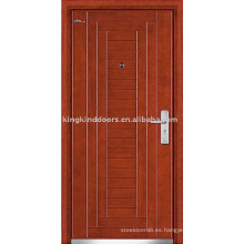 Puerta JKD-202 acero puerta de madera para puerta de seguridad